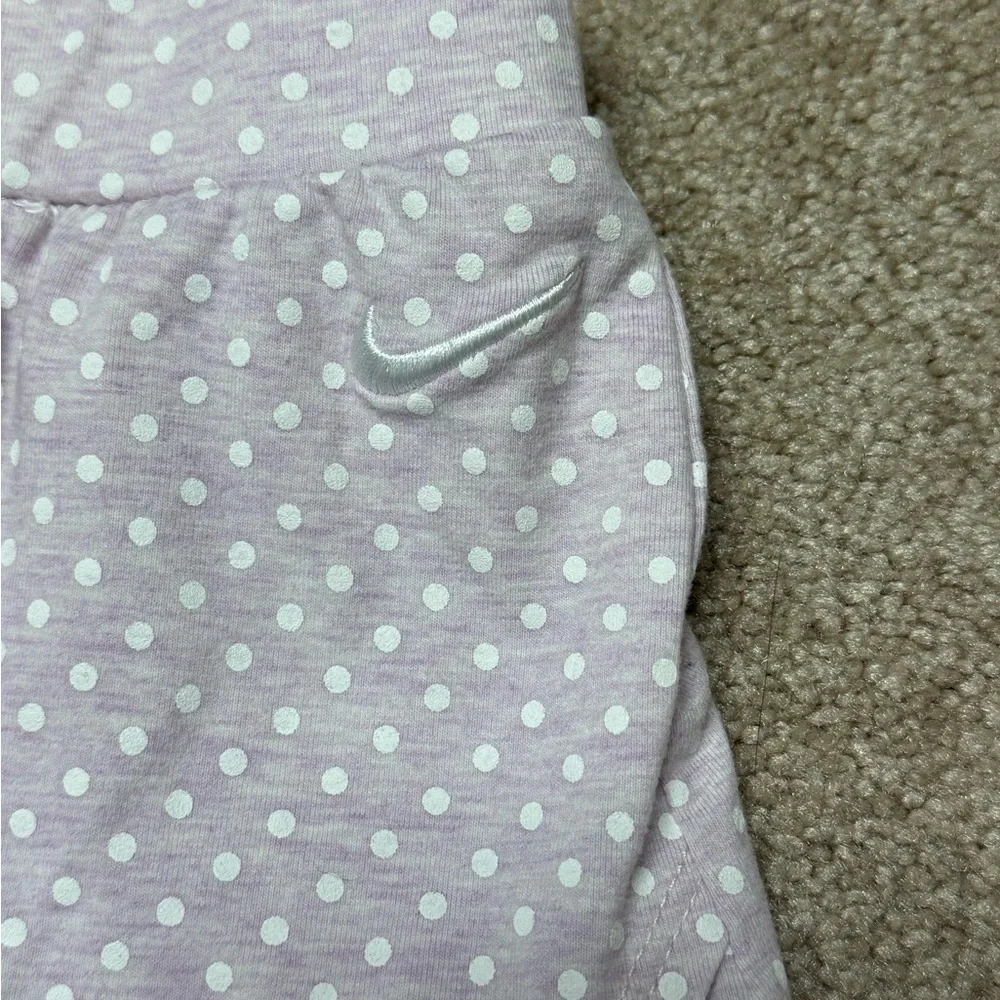 Nike Toddler Girls Polka Dot Skort Purple White Size 24M